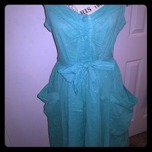 Teal Dress